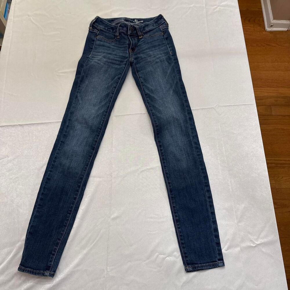American-eagle Women's Blue and Navy Jeans
